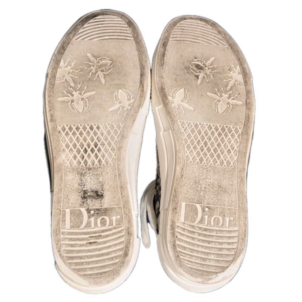 DIOR B23 League High-Top Sneaker White and Black Dior Canvas US Size 12 EU 45 - Picture 16 of 16